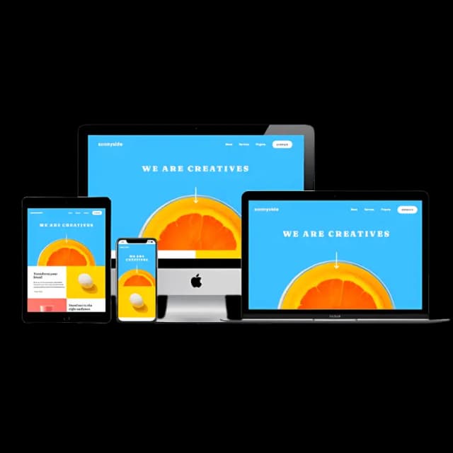 Sunnyside Agency Landing Page Mockup